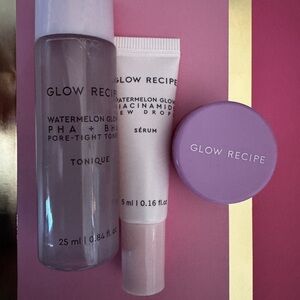 SALE Lot of Glow Recipe Skincare - 3 items for $20 + discount ship
